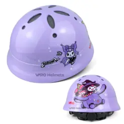 Mũ Bảo Hiểm Trẻ Em Varo Macaron kuromi tím