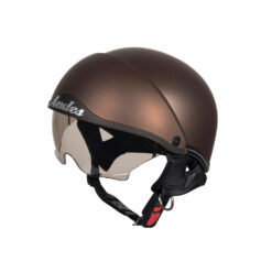Mũ Bảo Hiểm Nửa Đầu Có Kính Andes 3S139 nâu
