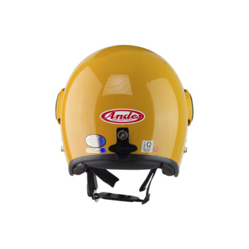 Mũ Bảo Hiểm Andes 3/4 có kính 3S382H vàng