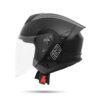 Mũ Bảo Hiểm 3/4 EGO E-33 đen bóng