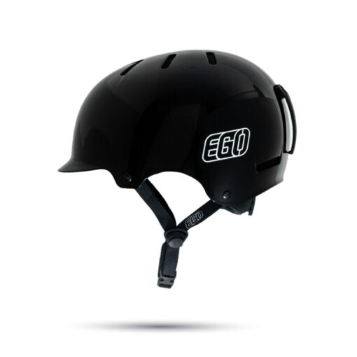 Mũ Nửa Đầu EGO E-25 đen bóng