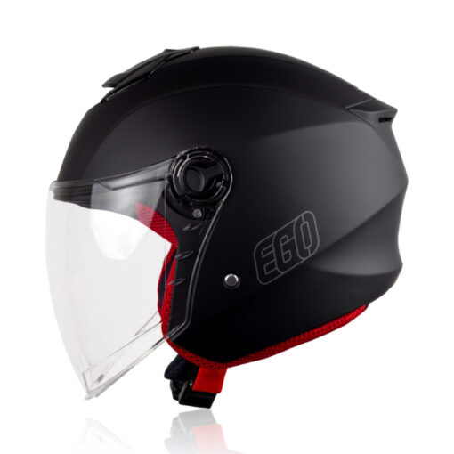 Mũ Bảo Hiểm 3/4 EGO E-3 đen nhám