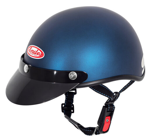Mũ Bảo Hiểm Nửa Đầu Andes 3SHALY xanh navy