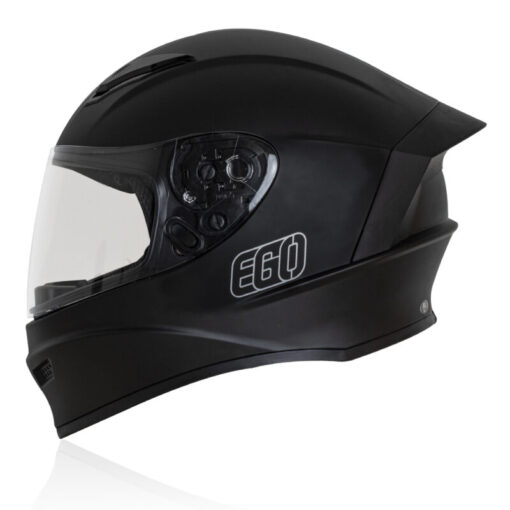 Mũ Bảo Hiểm Fullface EGO E-8 Plus đen nhám