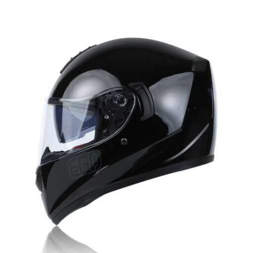 Mũ Bảo Hiểm Fullface EGO E-6 đen bóng