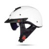Mũ Bảo Hiểm Nửa Đầu Có Kính Âm LS2 OF590 Rebellion trắng
