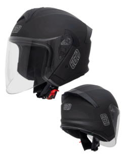 Mũ Bảo Hiểm 3/4 EGO E-33 đen nhám