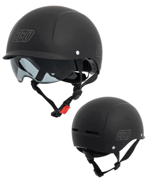 Mũ Nửa Đầu EGO E-20 Đen nhám